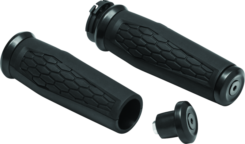 Kuryakyn Hex Grips Dual Cable Black - Cycle City Outdoors