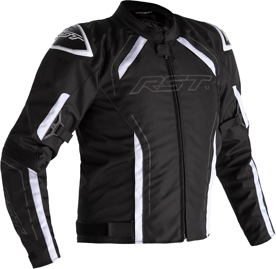 S1 Ce Jacket Black/Black/White Textile 3xl