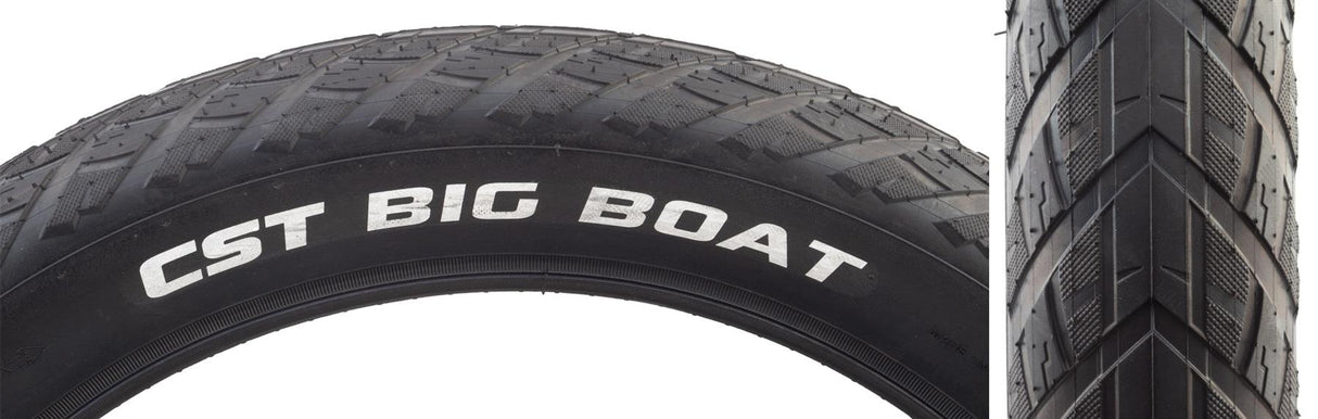 CST Big Boat 20x3.0 Tire Black/Black w/ Reflective Stripe