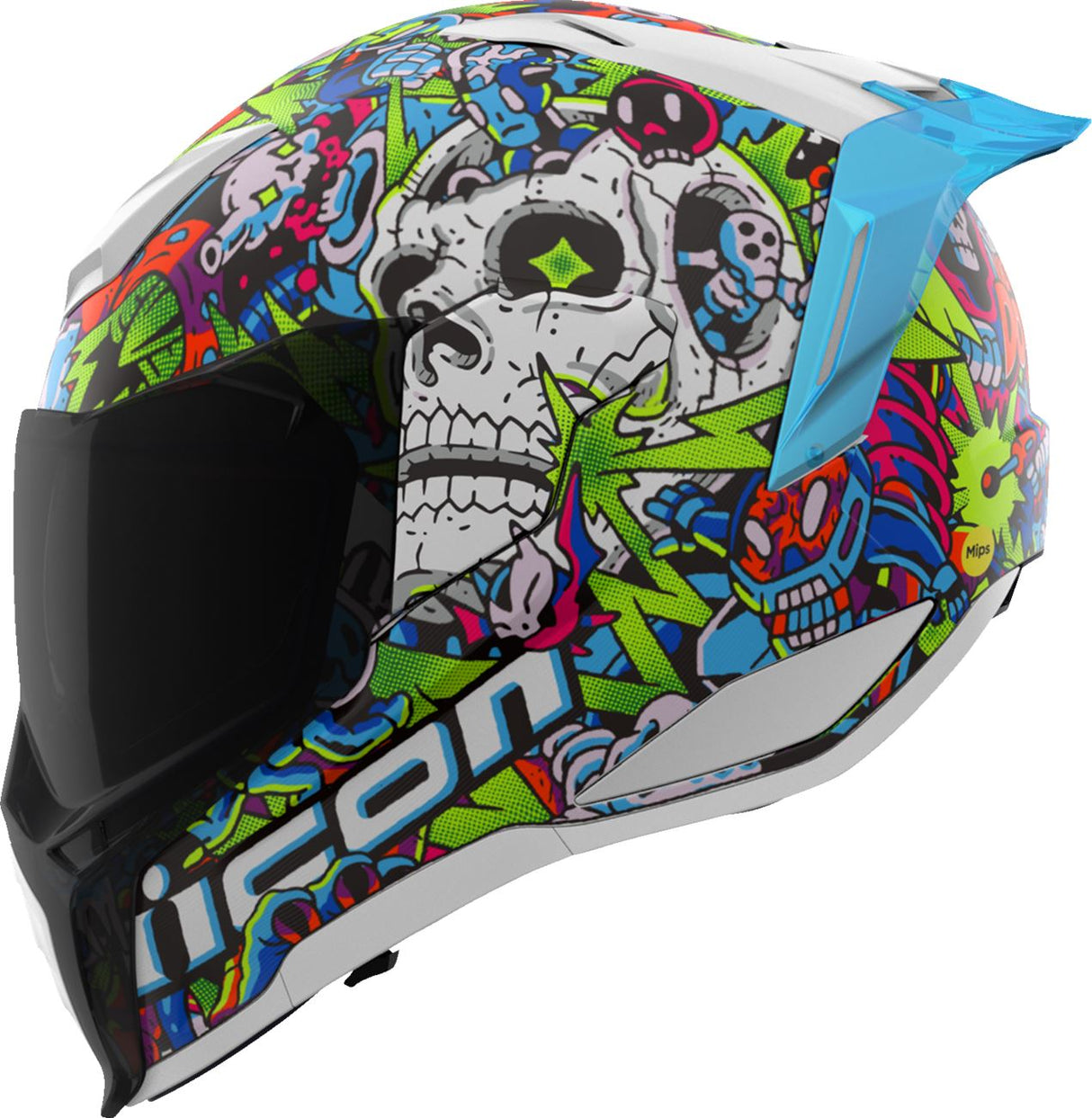 ICON Ultraflite Helmet - Doodle 3 - MIPS® - Blue