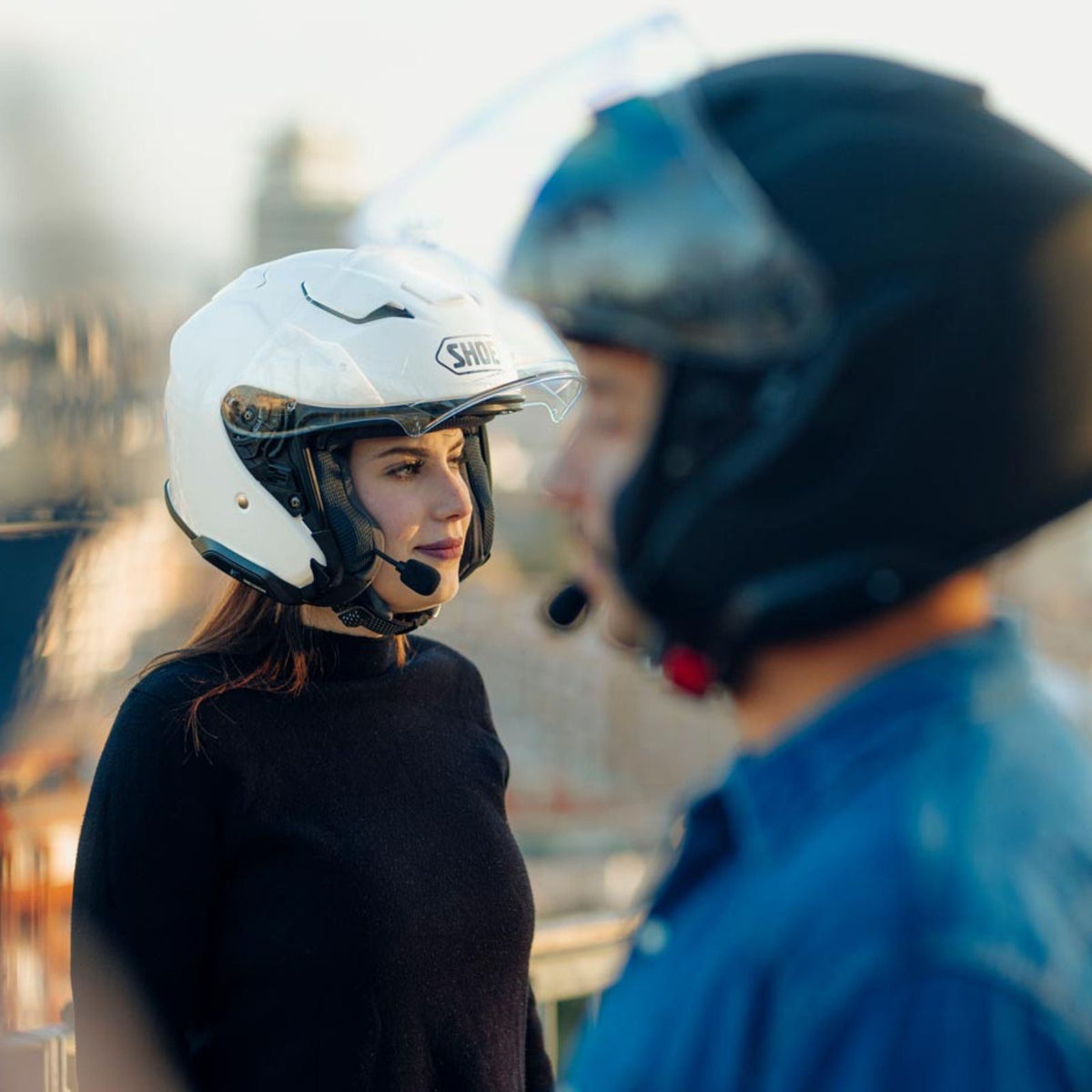 Shoei J-Cruise 3 Open-Face Motorcycle Helmet | AIM Shell, Multi-Density EPS & Integrated Spoiler