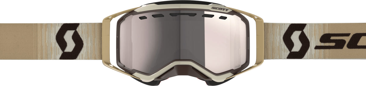 Prospect Snwcrss Goggle Beige/Brn Enhncr Slvr Chrome