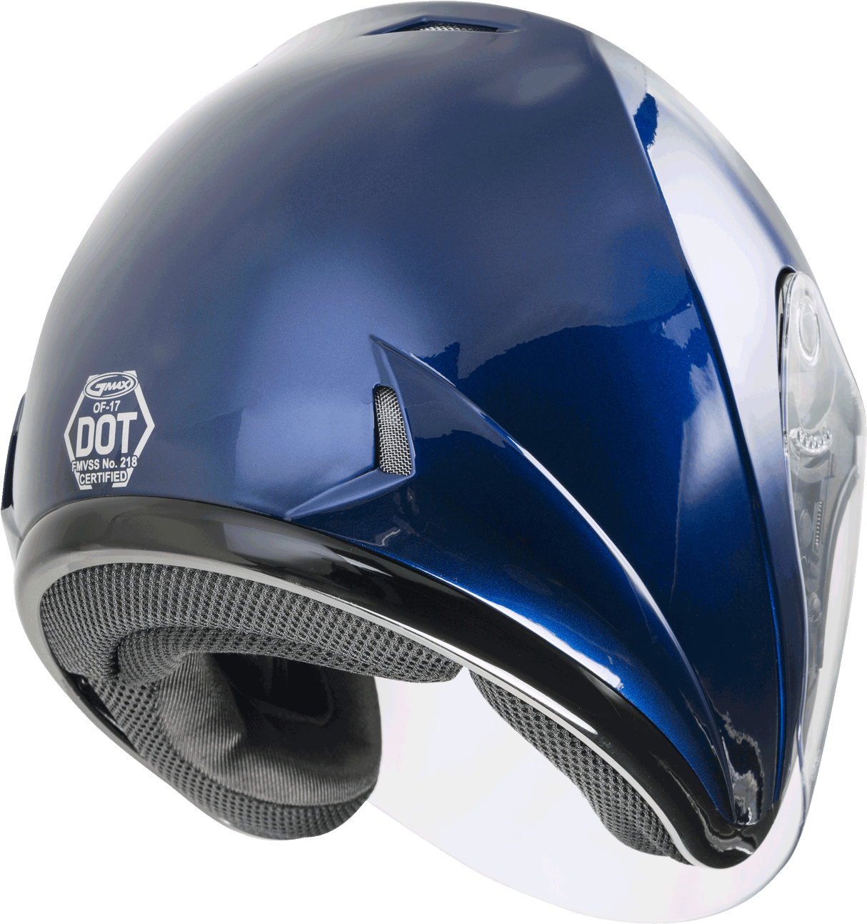 GMAX OF-17 Open Face Helmet - Blue - XS - G317493N