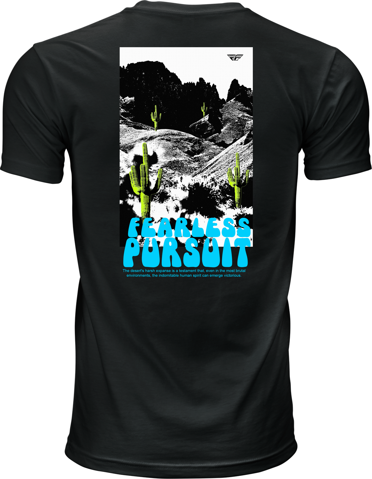 Fly Desert Tee Black Sm