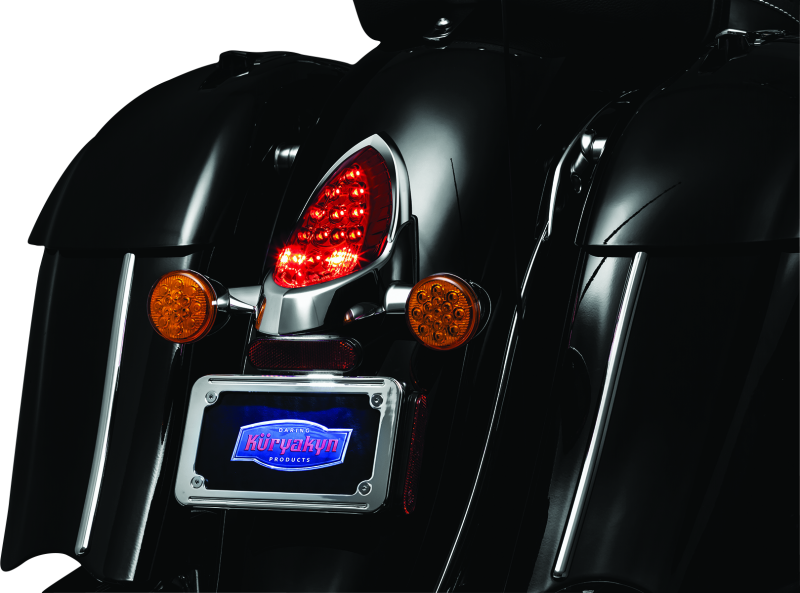 Kuryakyn Tail Light Top Trim Indian Models Chrome - Cycle City Outdoors