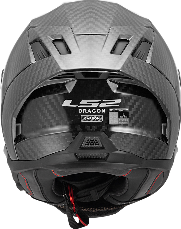 LS2 Dragon Gloss Solid Matte Carbon
