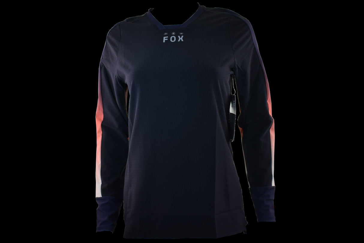 Fox Racing - Womens Defend Thermal Jersey Lunar - Blk - S