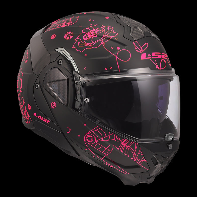 LS2 - Advant II Sophia Matte Black Modular Helmet
