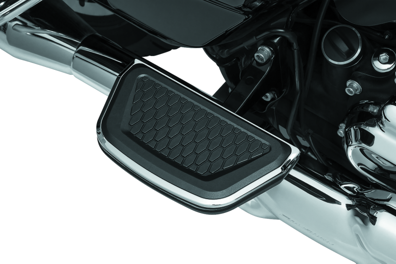 Kuryakyn Hex Passenger Board Inserts Chrome - Cycle City Outdoors