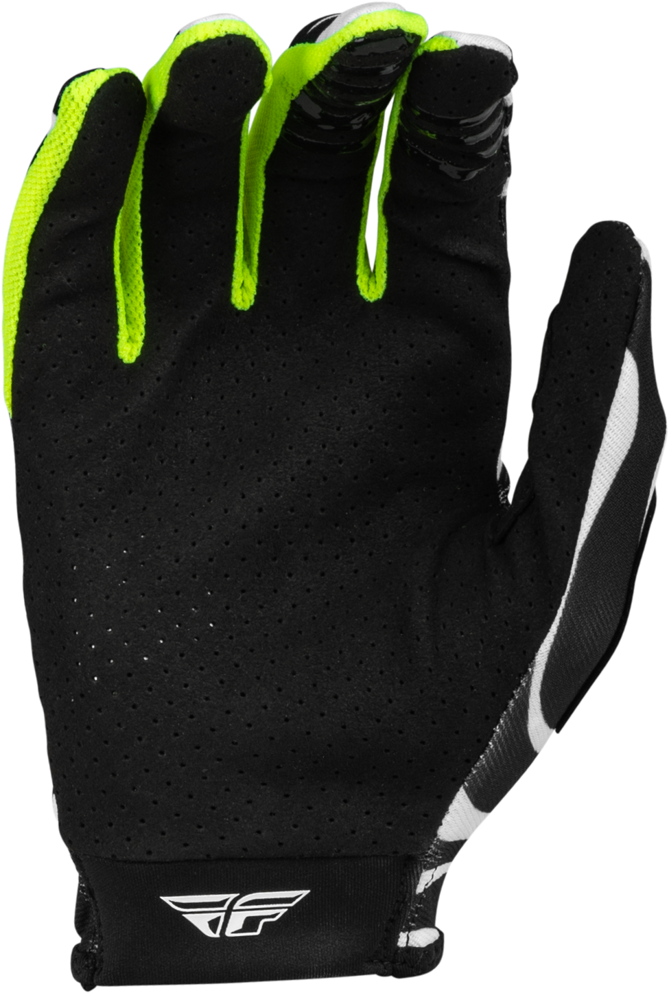 Lite Uncaged Gloves Black/White/Neon Green Lg - Cycle City Outdoors