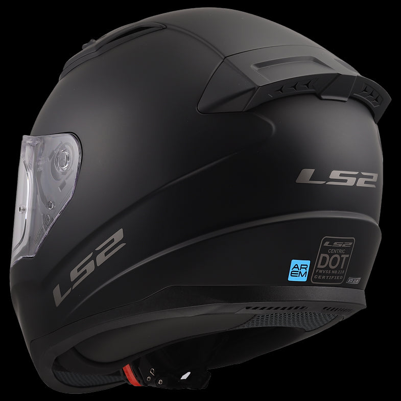 LS2 Centric Motorcycle Helmet w/ Photochromatic Shield Matte Blk