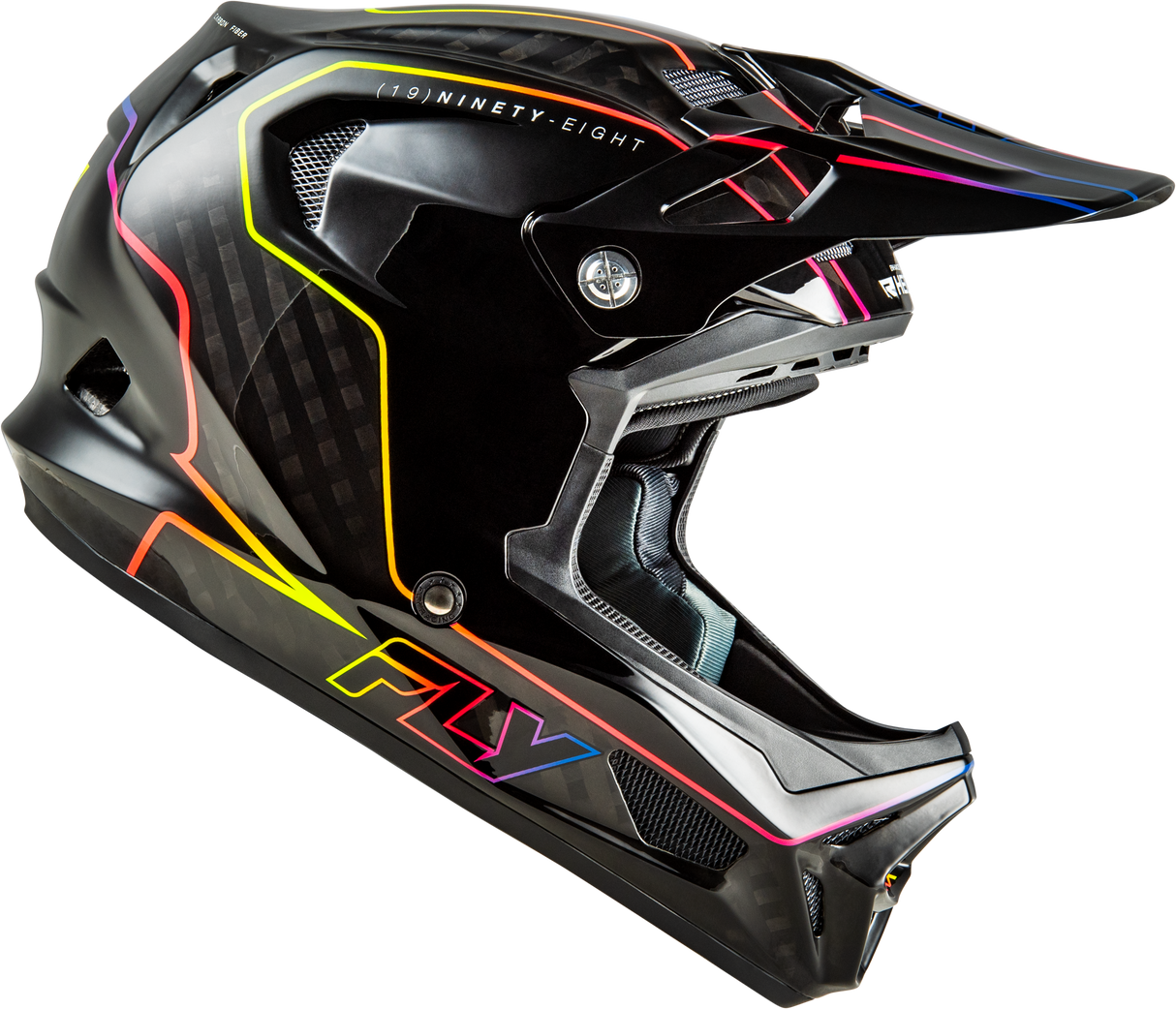 Werx R Flow Carbon Helmet Black Carbon/Black/Multi Md