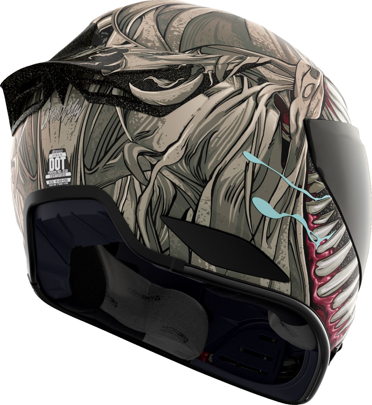 Icon Domain™ Helmet - Grand Maw - Gray