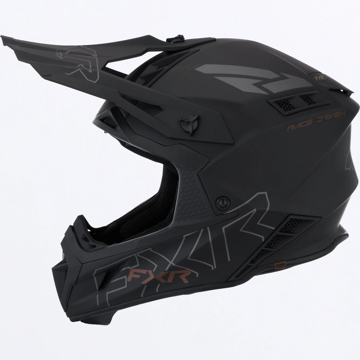 FXR Racing - HeliuPrime Helmet - Black
