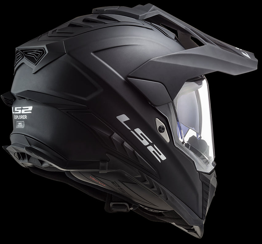 LS2 - Explorer XT Solid Adventure Motorcycle Helmet