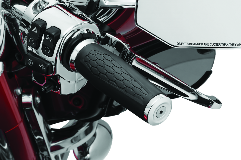Kuryakyn Hex Grips Thottle-By-Wire Chrome - Cycle City Outdoors