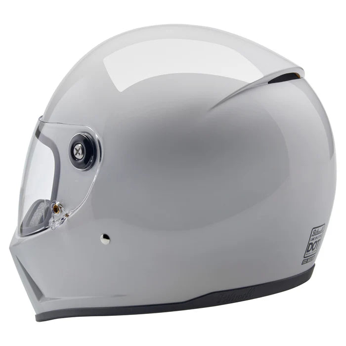 BILTWELL Lane Splitter Helmet - Gloss White - XL
