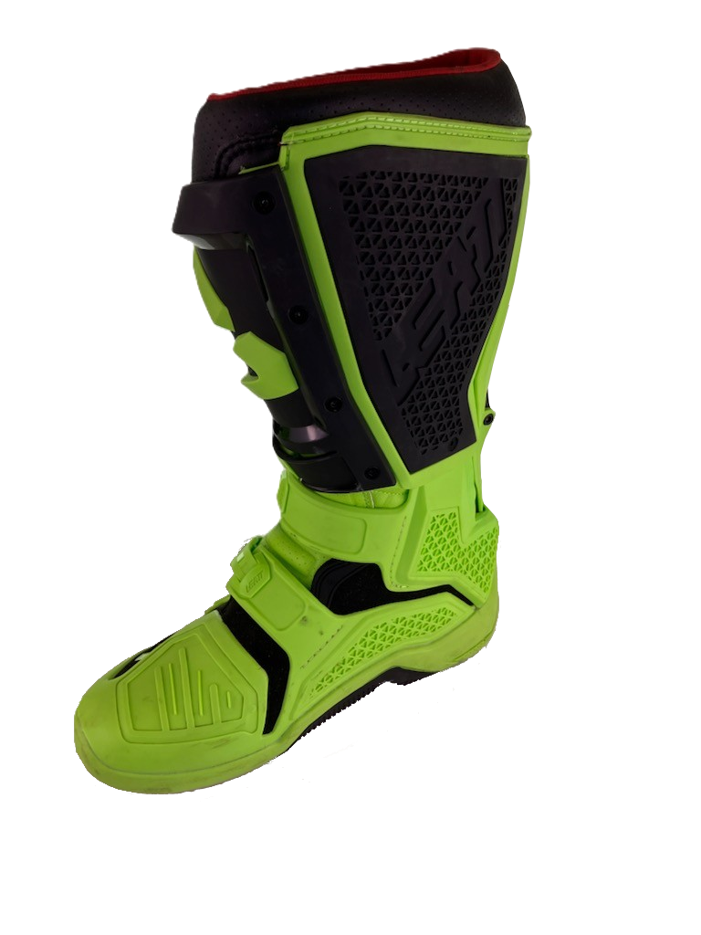 Leatt - Boot Moto 5.5 FlexLock - Lime - 10 Open Box Sample