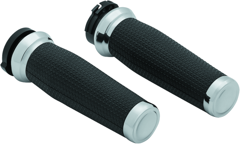 Kuryakyn Thresher Grips Dual Cable Chrome - Cycle City Outdoors
