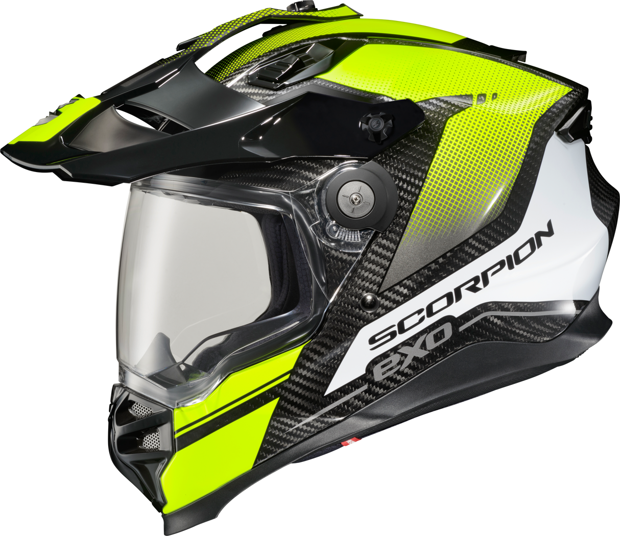 Scorpion - XT9000 Carbon Full Face Helmet Trailhead Hi Vis Lg