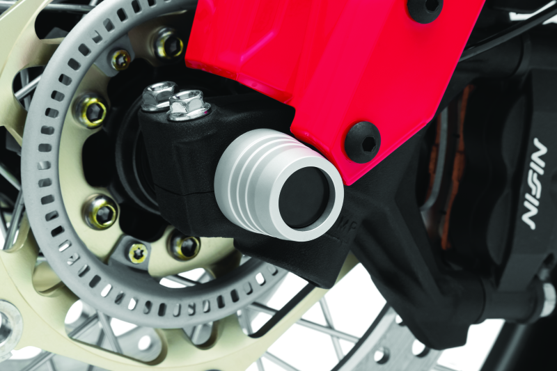 Kuryakyn Front Axle Slide CRF1000L/Adventure Silver - Cycle City Outdoors