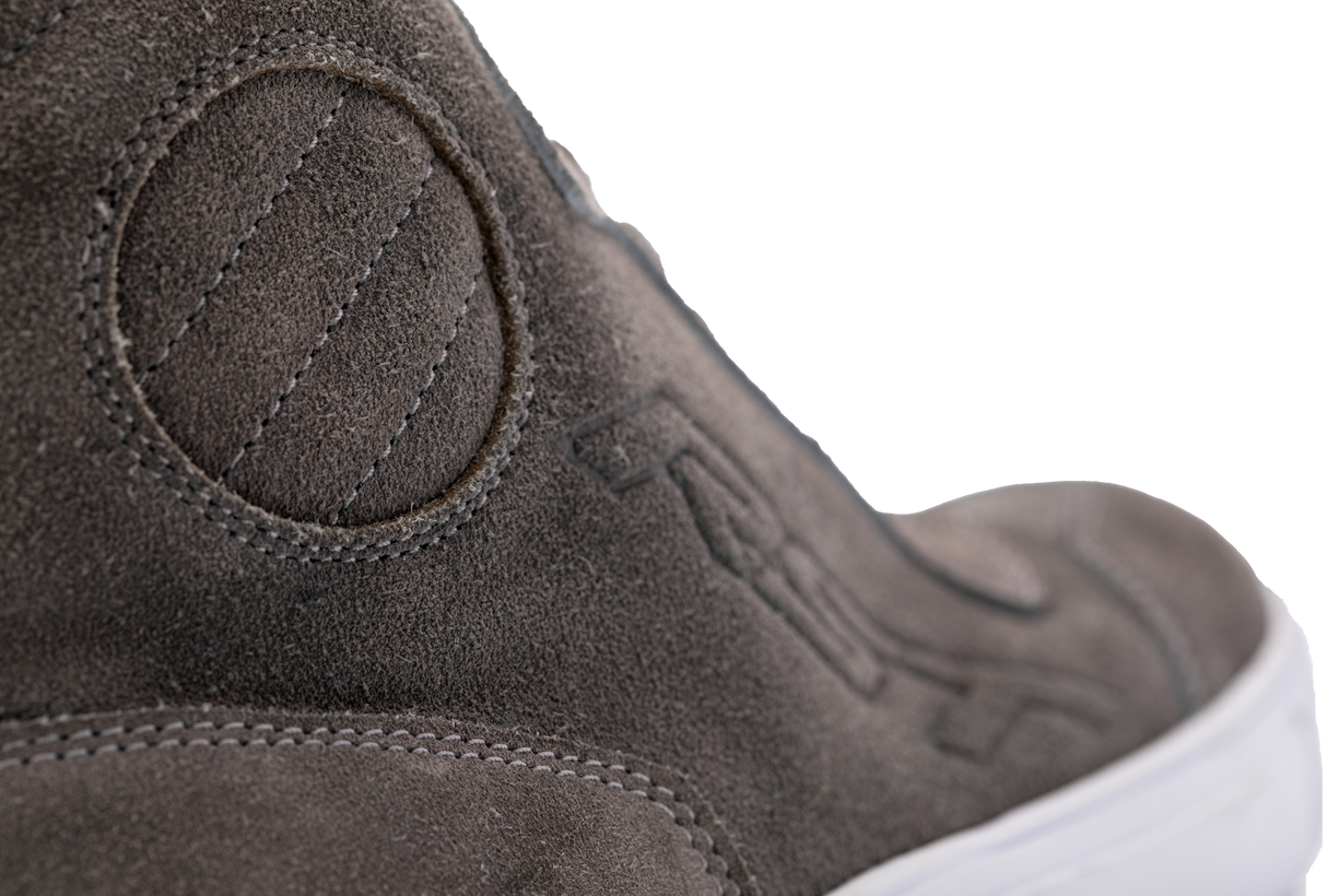 Hitop Moto Sneaker Ce Boot Grey Suede Sz 13