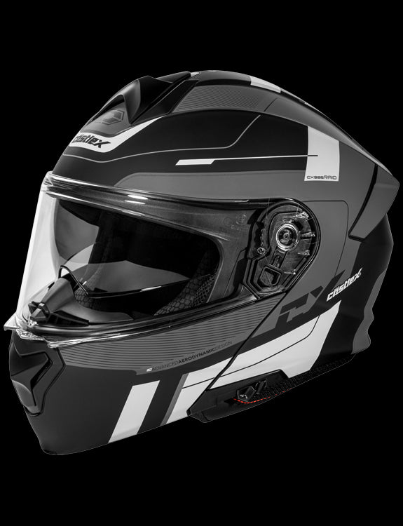 Castle CX935 Helmet Raid Matte Charcoal/Silver Large