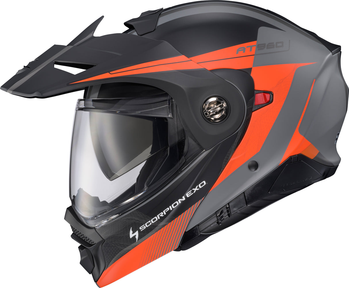 Exo At960 Modular Helmet Topographic 2 Or/Grey Lg