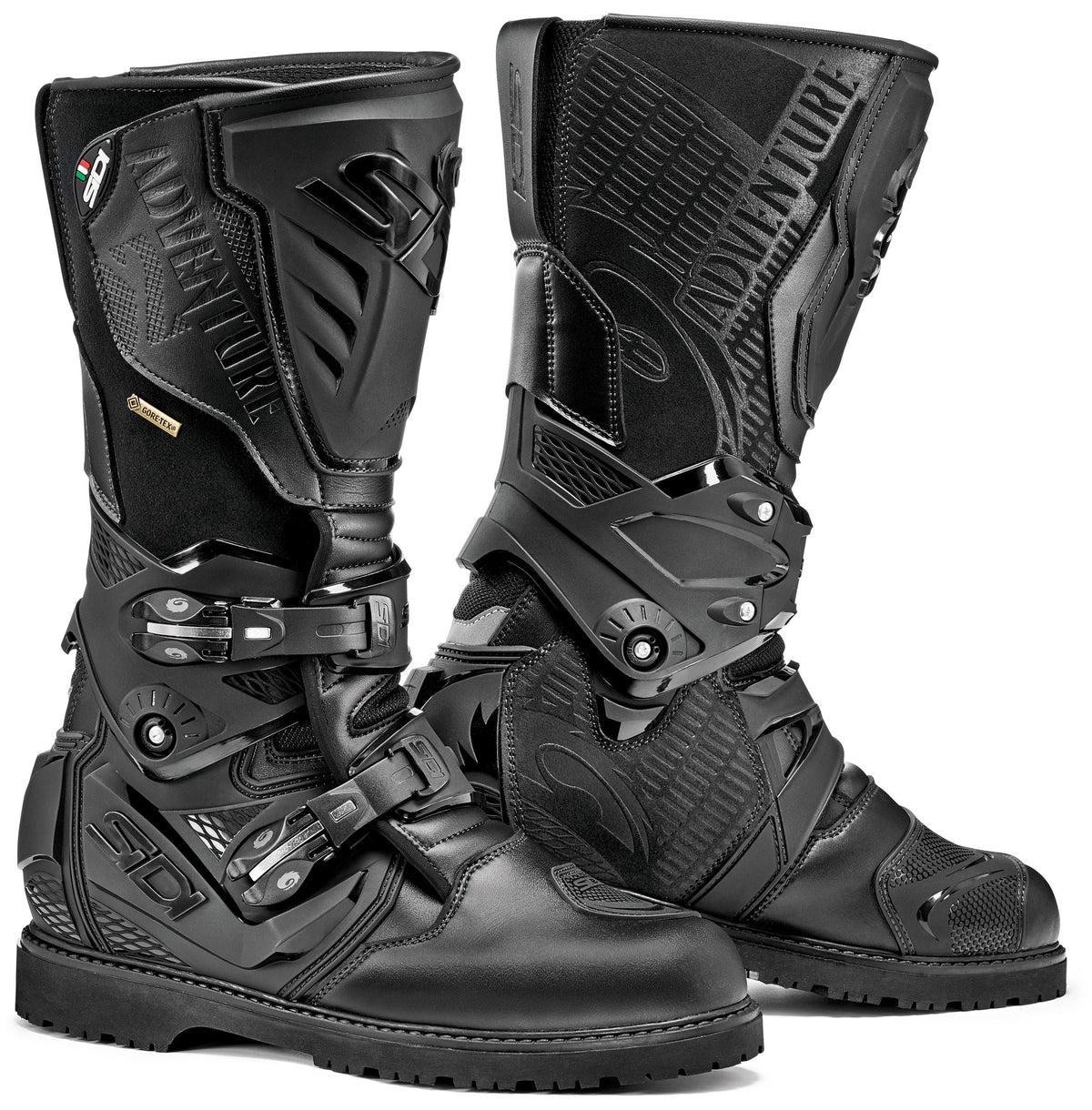 Sidi Adventure 2 GORE-TEX Motorcycle Boots | Flex System & Replaceable Cam-Lock Buckles