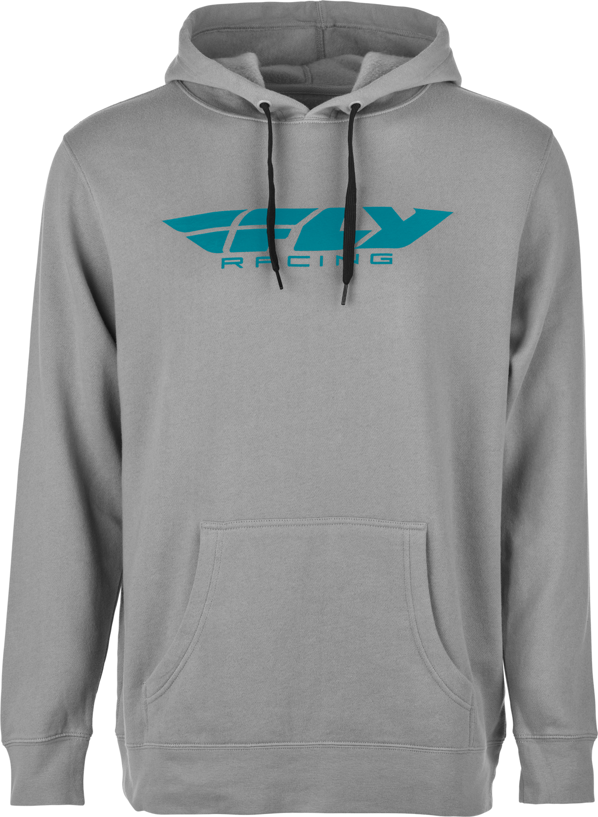 Fly Corporate Pullover Hoodie Grey/Blue Lg - Cycle City Outdoors