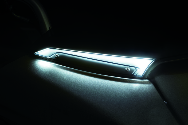 Kuryakyn Tracer Windshield Trim Lights Black - Cycle City Outdoors