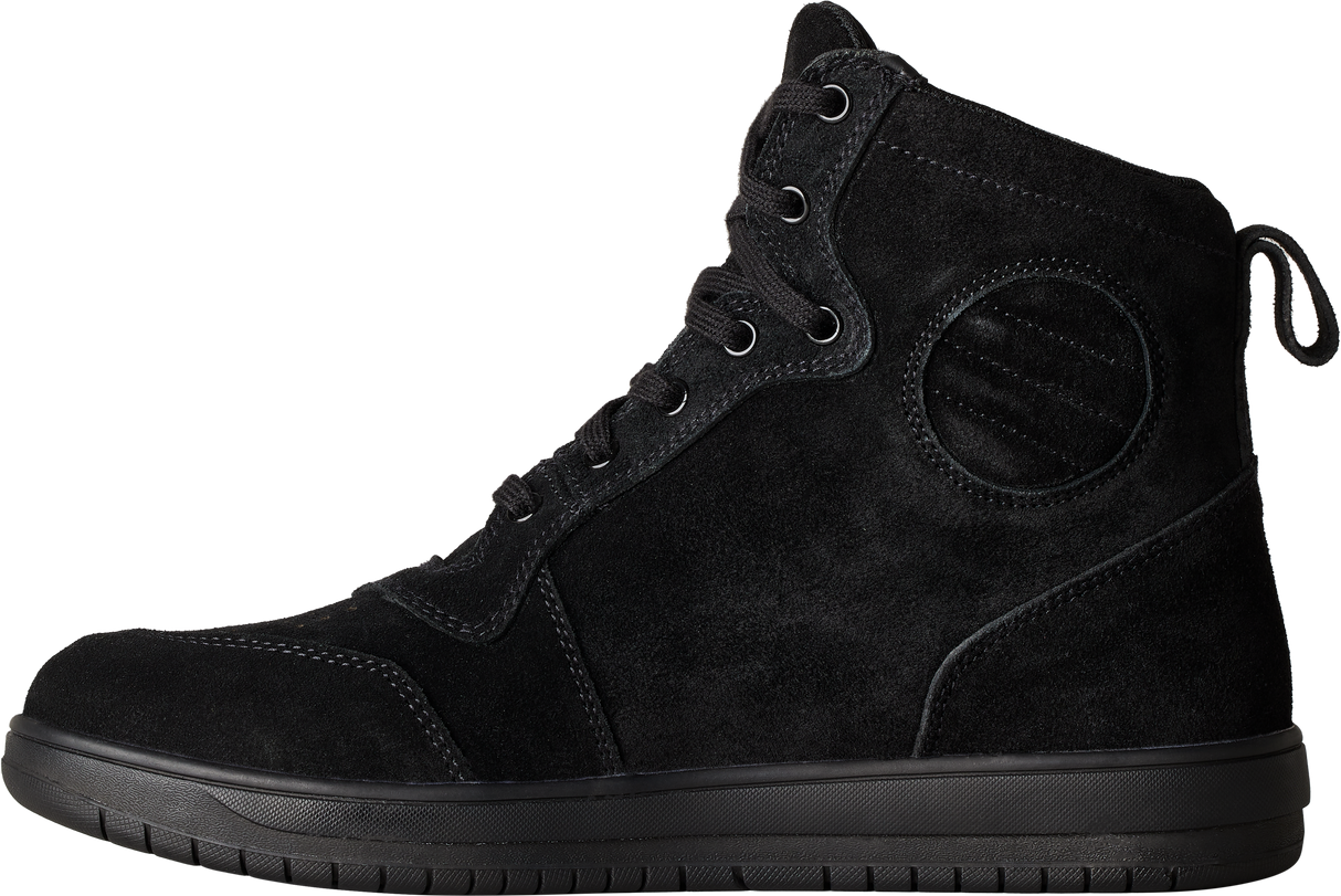 Hitop Moto Sneaker Ce Boot Black Suede Sz 11.5