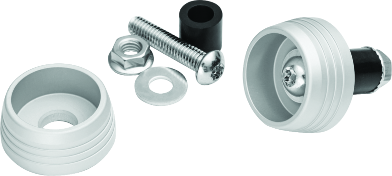 Kuryakyn Lodestar Axle Sliders Silver - Cycle City Outdoors