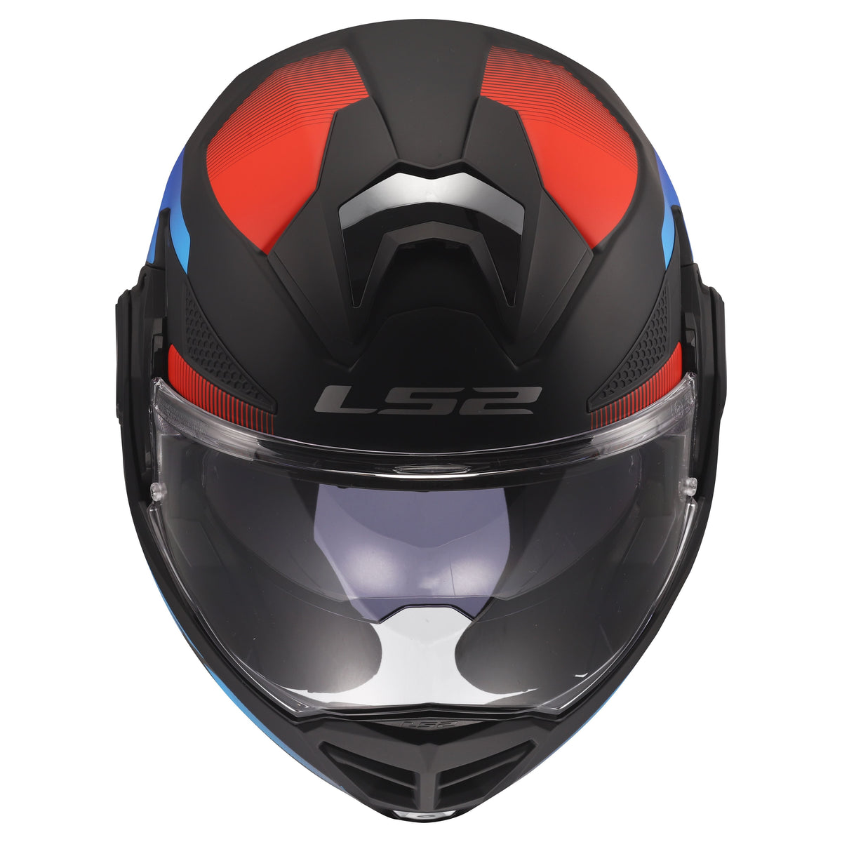 LS2 Advant X Modular Helmet | Nova | Matte Black/Red/Blue | XS–3XL | 901-1111