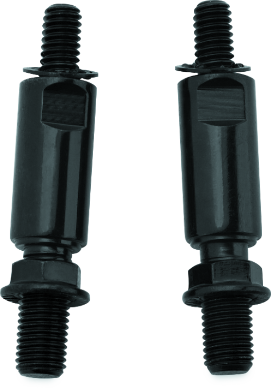 Kuryakyn Raised Mirror Mnt Adapters Gloss Black - Cycle City Outdoors