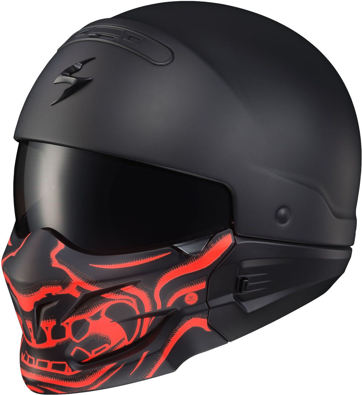 Scorpion - Covert Face Mask Samurai Glow In The Dark Red
