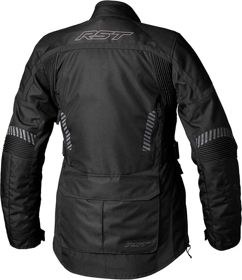 Ladies Maverick Evo Ce Jacket Black/Black Textile Sm