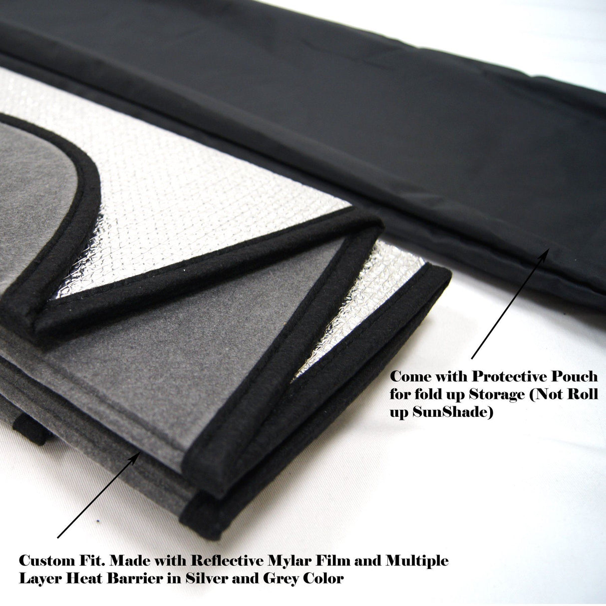 Tuningpros - Windshield Sun Shade Protector for 2013-2020 BMW i3 (Open Box) - Cycle City Outdoors