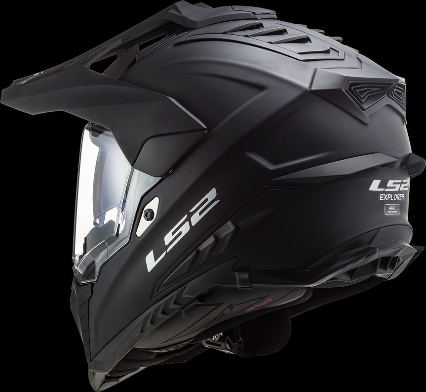 LS2 - Explorer XT Solid Adventure Motorcycle Helmet