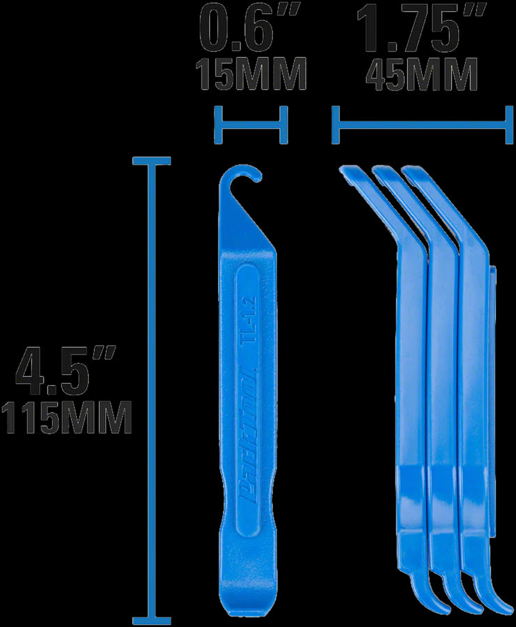 Park Tool - Tl-1.2 Tire Lever Set - Cycle City Outdoors