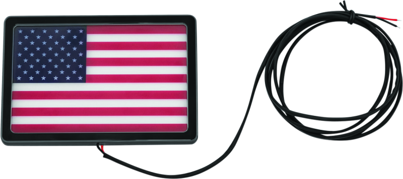 Kuryakyn Freedom Flag LED 4in X 6in Black - Cycle City Outdoors