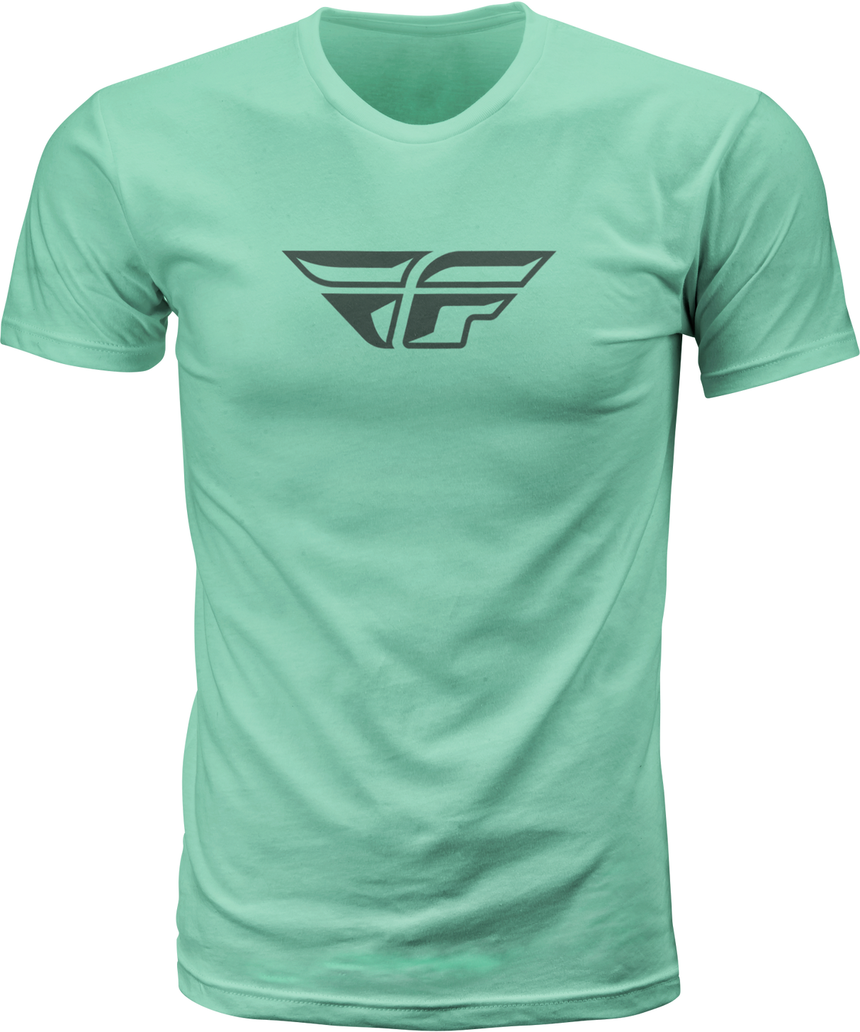 Fly F Wing Tee Sage/Grey Sm - Cycle City Outdoors