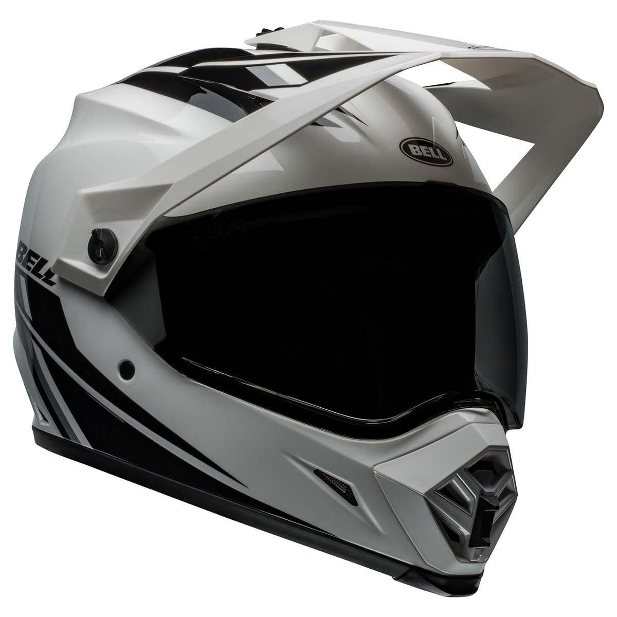 Bell MX 9 ADV MIPS White Black Alpine Motorcycle Helmet Cycle Bell MX 9 ADV MIPS White Black Alpine Motorcycle Helmet Cycle