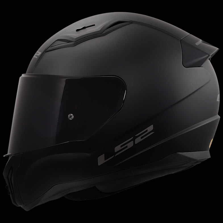 LS2 Centric Motorcycle Helmet w/ Dk Smoke Shield Matte Blk