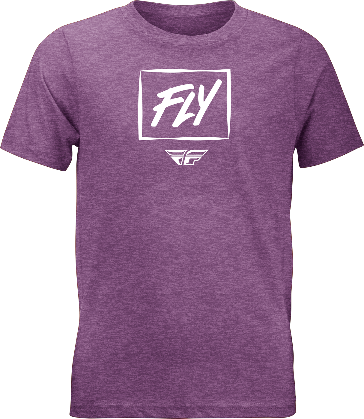 Youth Fly Zoom Tee Purple Heather Ym - Cycle City Outdoors