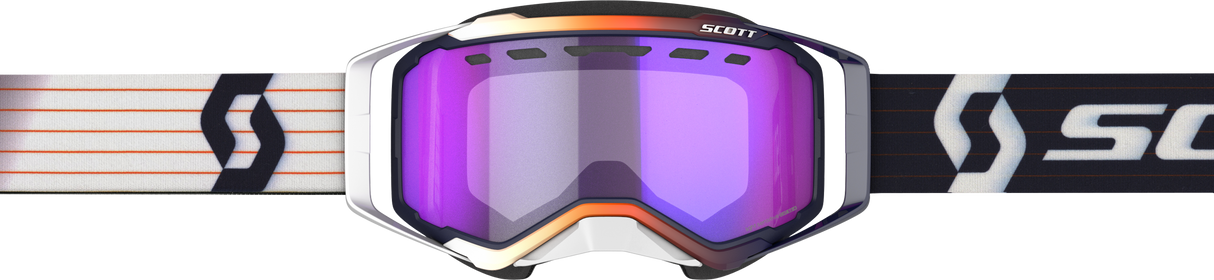 Prospect Goggle Snow Cross Ls Blue/White W/Ls Blue Chrome