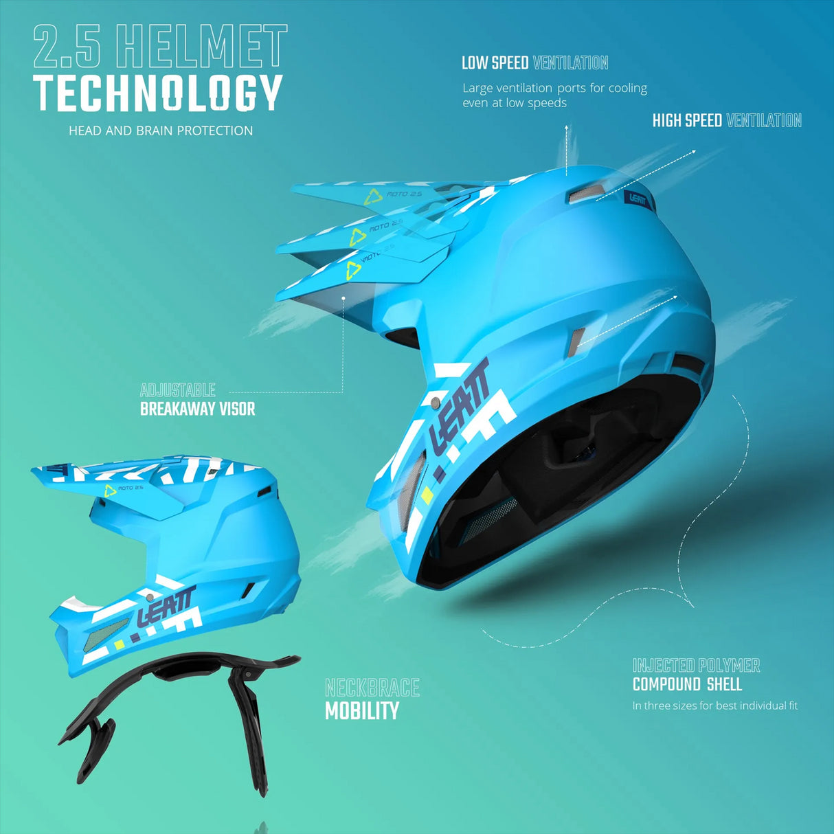 Leatt Helmet Moto 2.5 V24 - Cycle City Outdoors