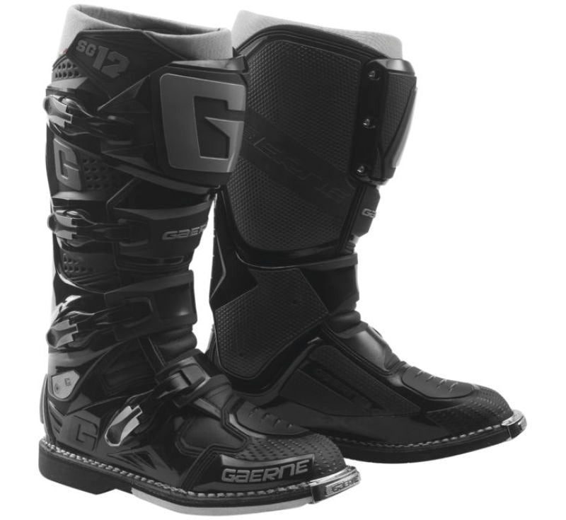 Gaerne SG 12 Boot Enduro Black Size - 9 - Cycle City Outdoors