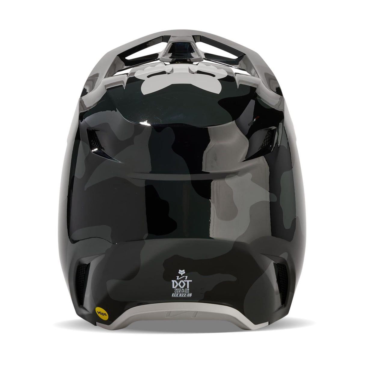 Fox Racing - V1 Bnkr Helmet - Black Camo - L (Open Box)
