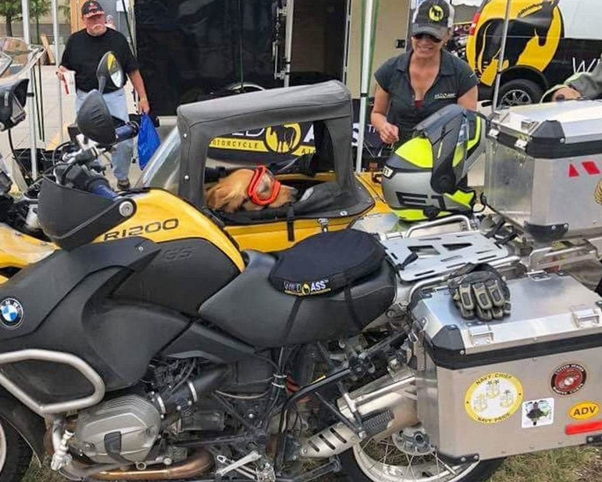 Wild Ass Smart Air Gel Motorcycle Seat Cushion, Black